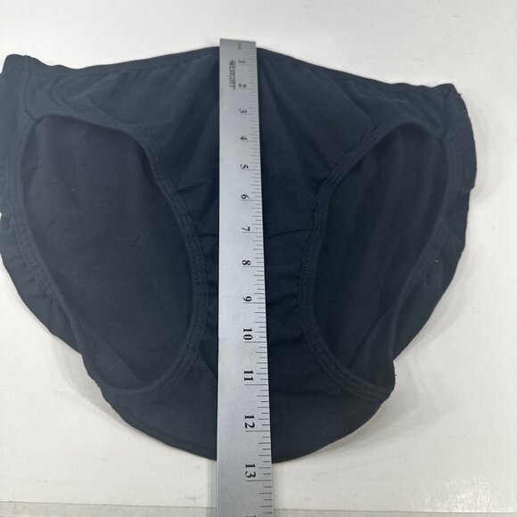 Fruit Of The Loom Women's Size 9 Panty Brief Hi Cut Black New Without Tags - Picture 5 of 6